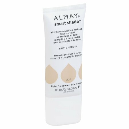 ALMAY Smart Shade Skintone Matching Makeup Light/Medium 200 1oz 719234